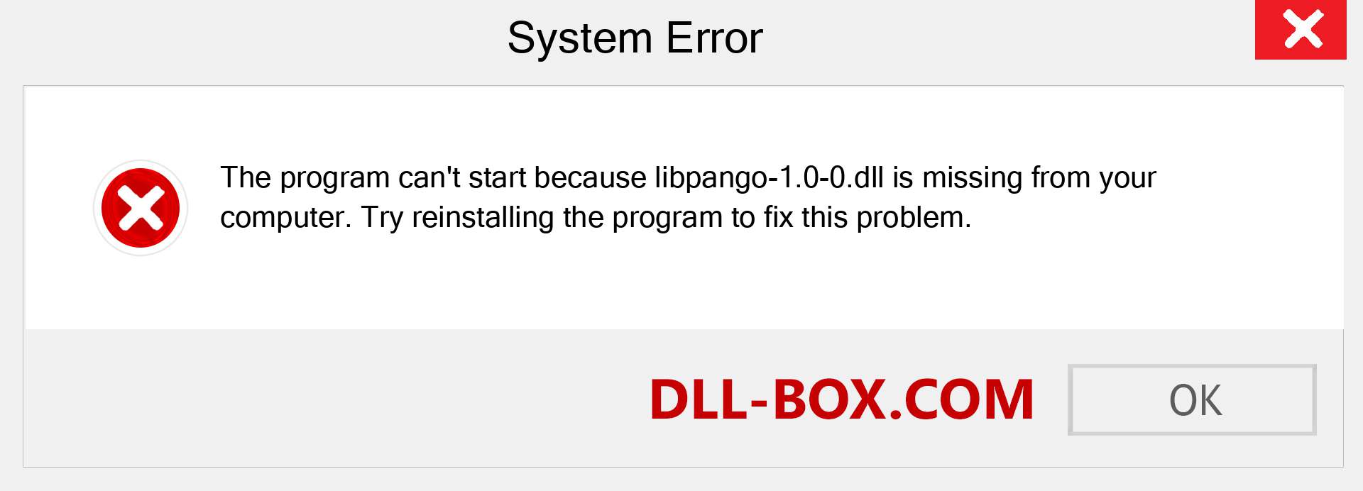  libpango-1.0-0.dll file is missing?. Download for Windows 7, 8, 10 - Fix  libpango-1.0-0 dll Missing Error on Windows, photos, images