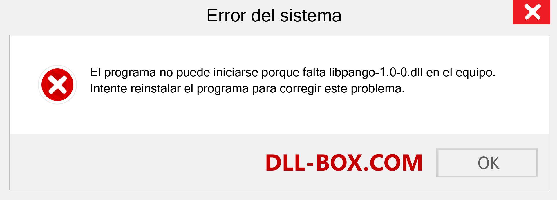 ¿Falta el archivo libpango-1.0-0.dll ?. Descargar para Windows 7, 8, 10 - Corregir libpango-1.0-0 dll Missing Error en Windows, fotos, imágenes