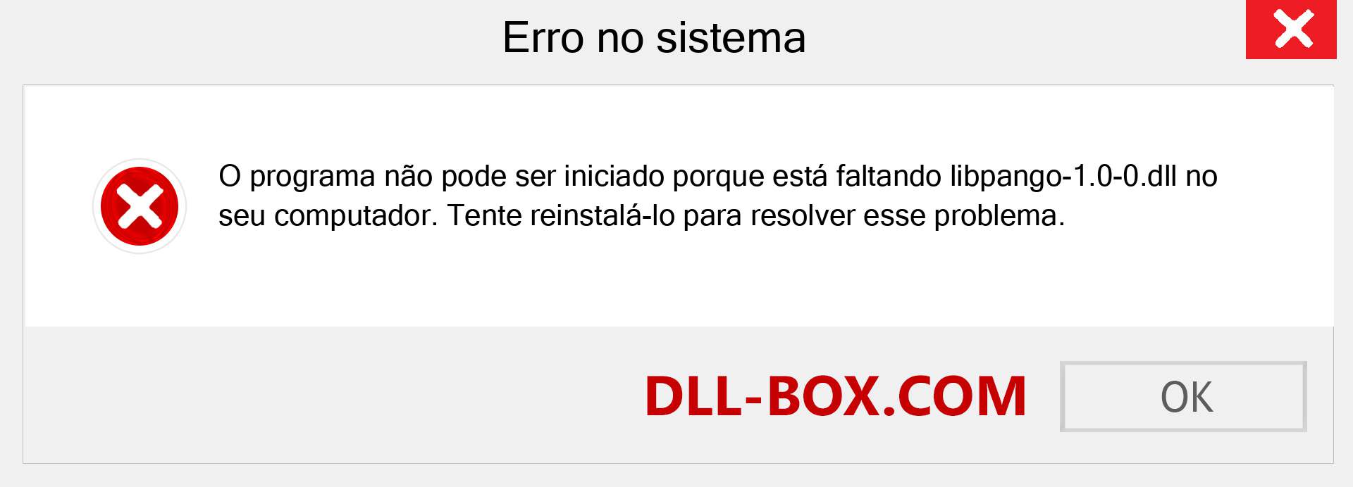 Arquivo libpango-1.0-0.dll ausente ?. Download para Windows 7, 8, 10 - Correção de erro ausente libpango-1.0-0 dll no Windows, fotos, imagens